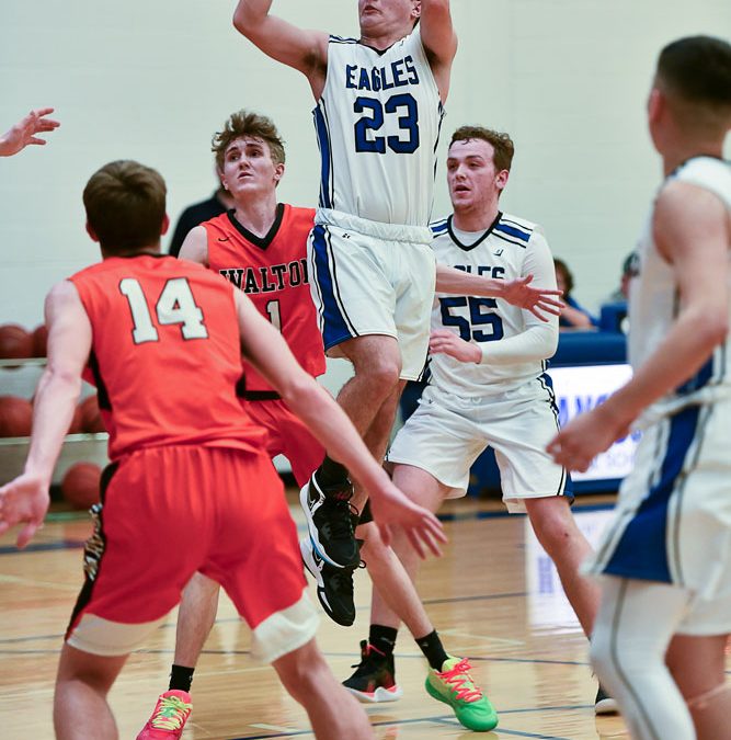 D-H Eagles Fall to Warriors, 63-42