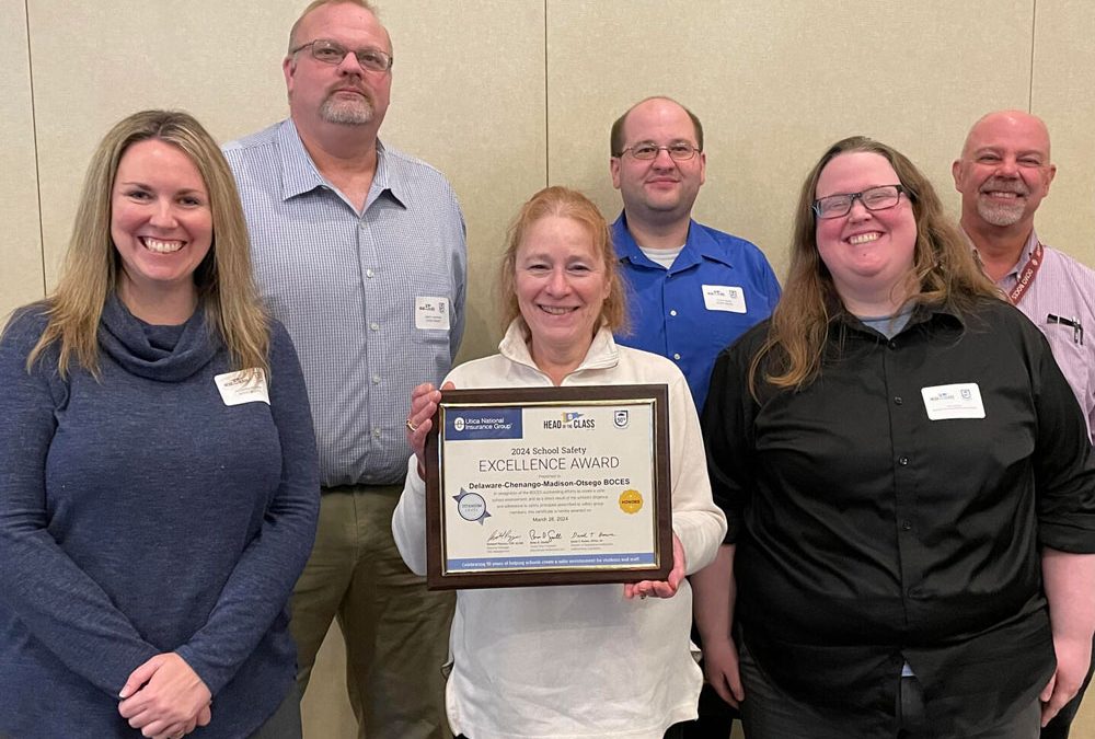Safety Efforts Earn DCMO BOCES School Safety Excellence Award